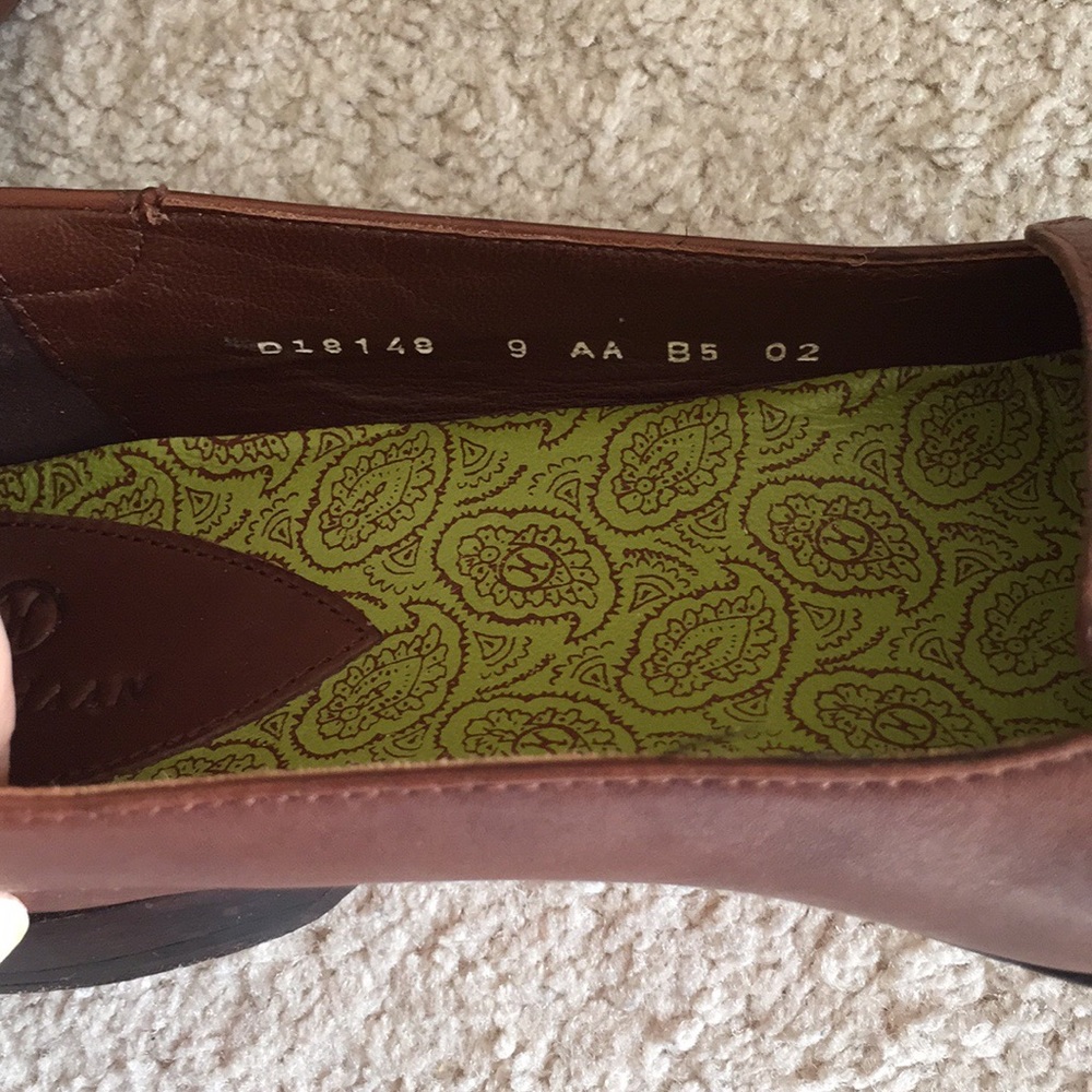 Cole haan Woven Leather flat shoes size 9AA - Picture 6 of 6
